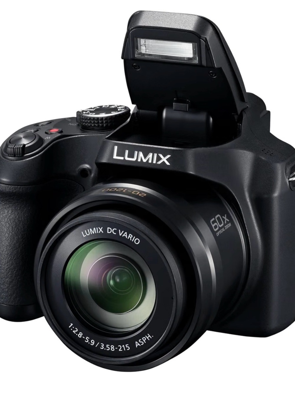 60x Zoom Digital Camera - Black